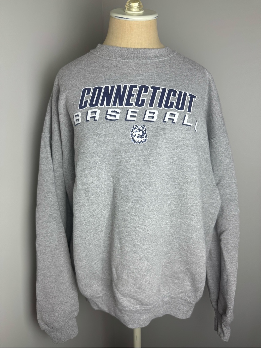 Vintage Lee Ultraweight Connecticut Baseball Crewneck Sweatshirt